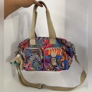 Kipling Women's Bag Patchwork Crossbody Large